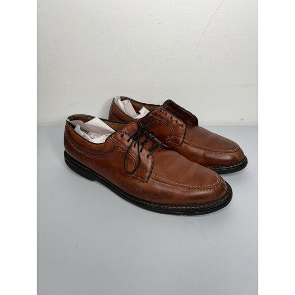 Allen Edmonds Brown Leather Lace Up Loafer Oxford Men’s Size 11.5D - Picture 1 of 11